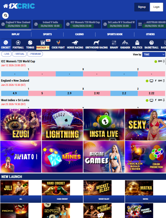 1xcric - Official Betting Exchange India