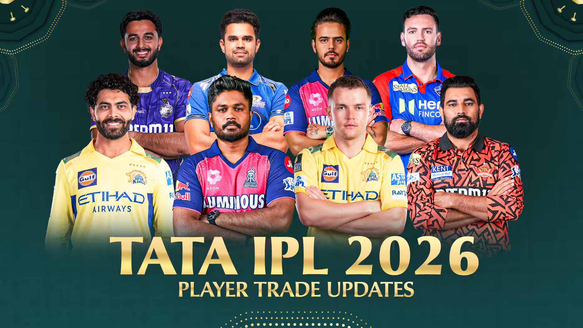 IPL 2026 all teams and captains - Bet on 1xcric